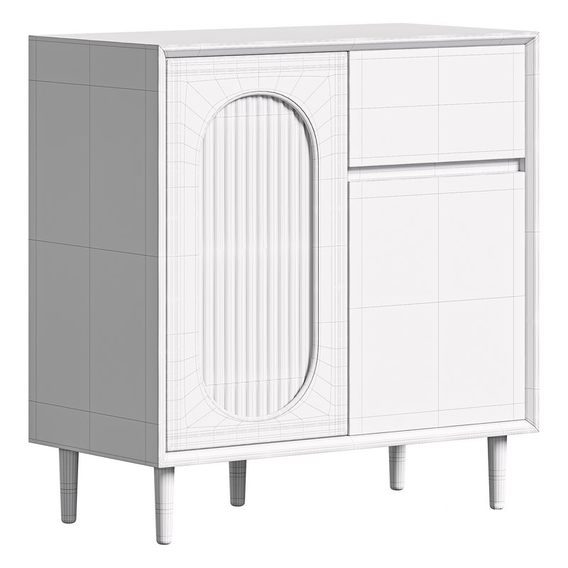 Wood Glam Sideboard Credenza 1 Image 15