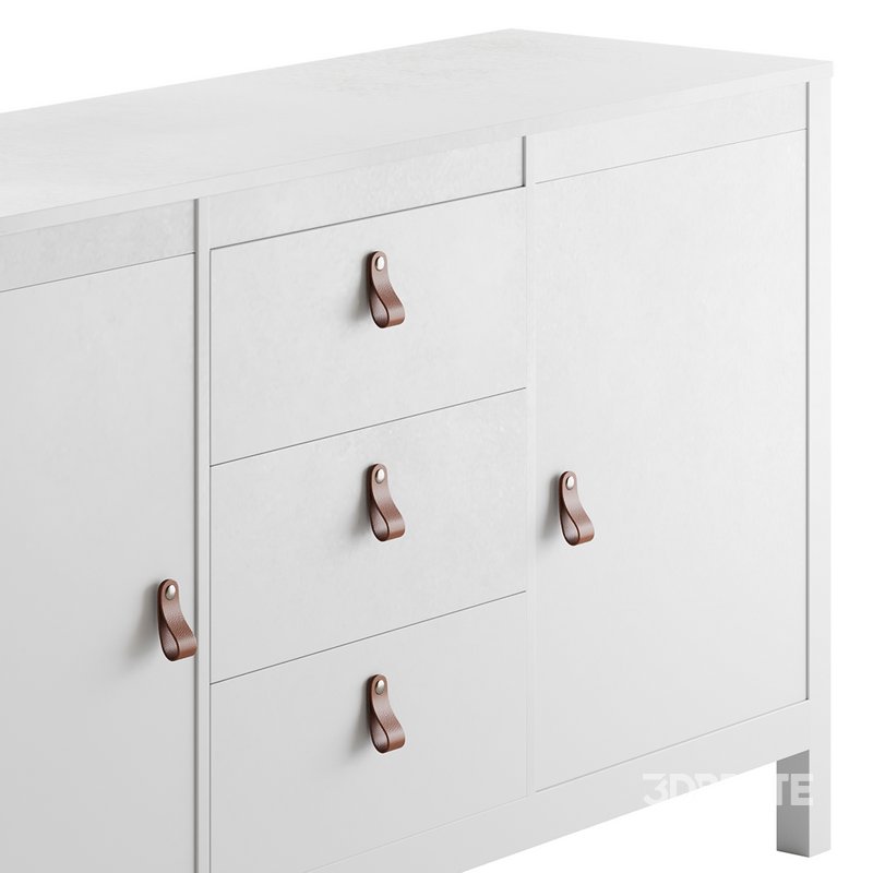 Mcintyre Wide 3 Drawer Sideboard Image 16