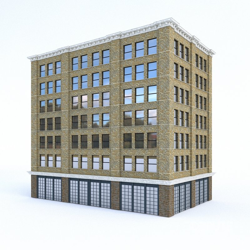 3D Buildings City Set model Image 17