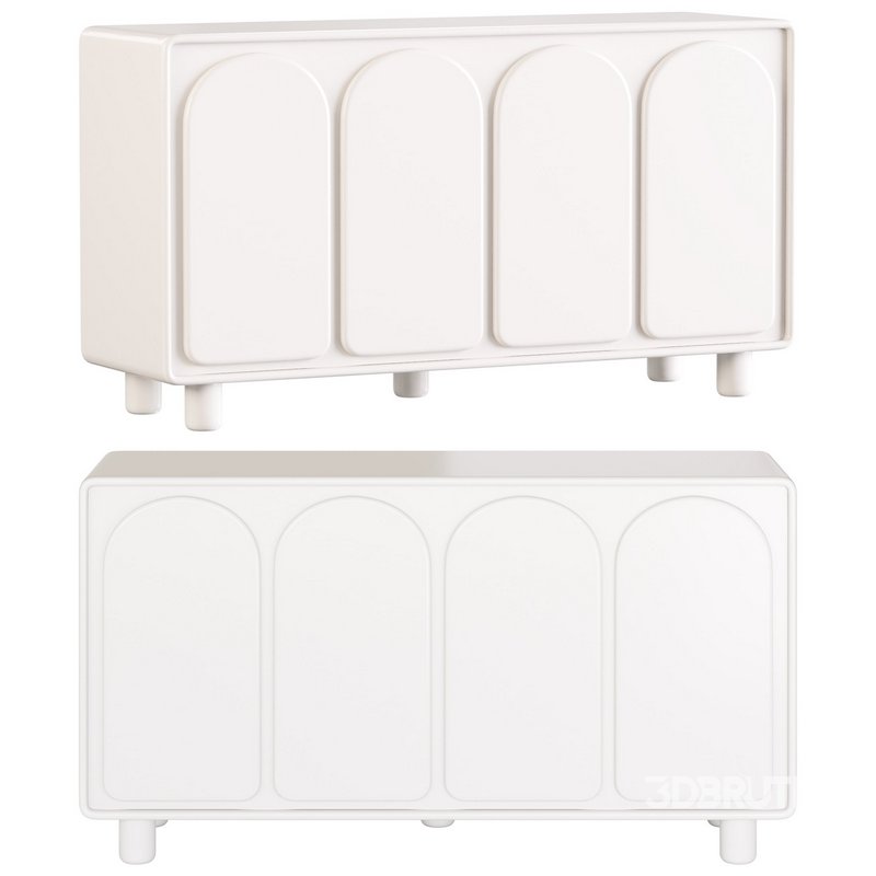 Living Room White Sideboard Image 1