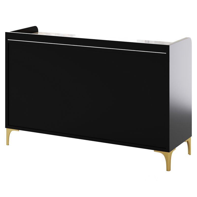 Modern Glass Door Wood Sideboard 3 Image 15