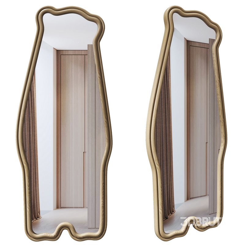 Floor Bear Mirror Wall Decor Image 1