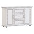 Sleek White Modern Sideboard Credenza - Thumbnail 16