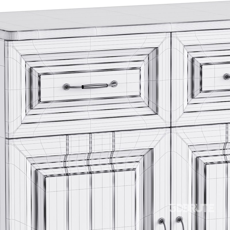 White Wooden Buffets Image 16