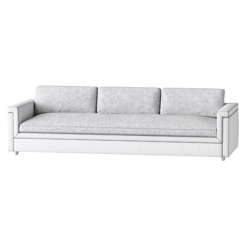 IVORY PERFORMANCE VELVET SOFA Image 16