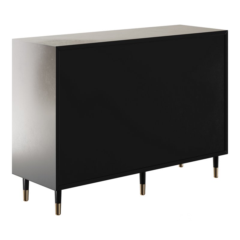 Wood Glam Sideboard Credenza 2 Image 14