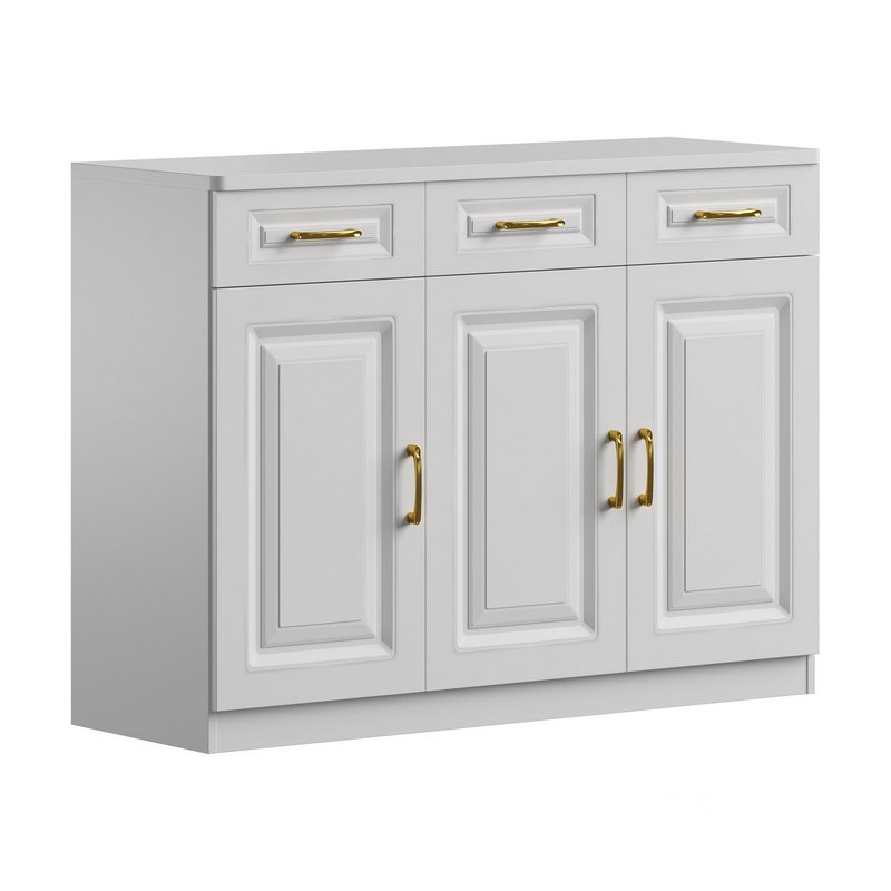 Modern Wood Sideboard Credenza 3 Image 1