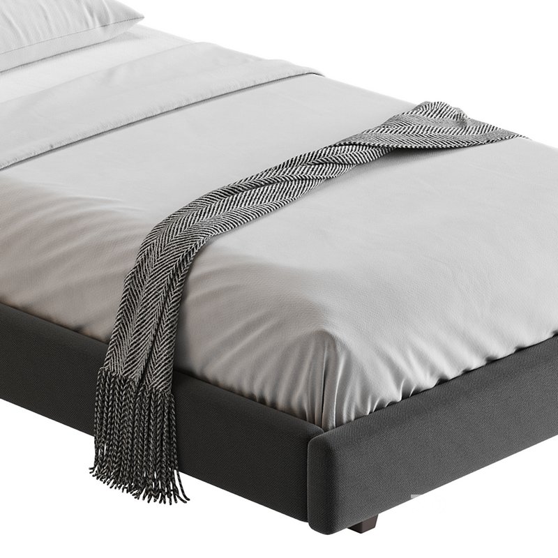 Fasde grey bed Image 15