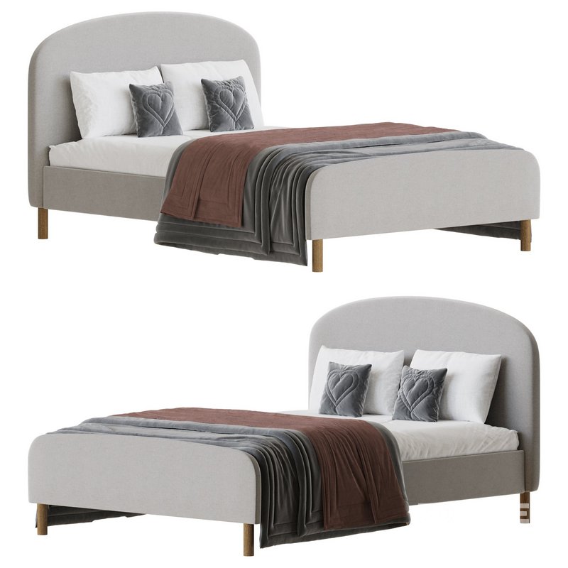 Shilton Upholstered Bed Frame Image 1