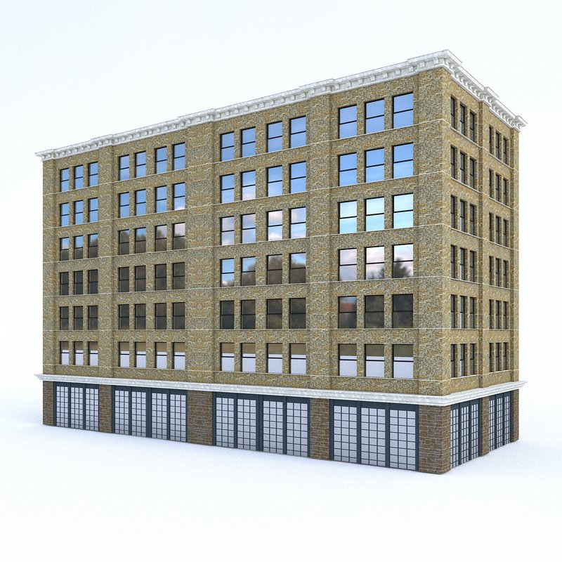 3D Buildings City Set model Image 15