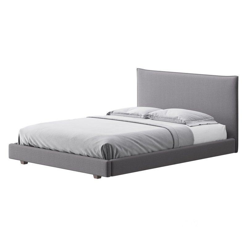 FACADE SHADOW VELVET QUEEN BED Image 1