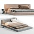 Ahmad Suede Fabric Luxury Bed - Thumbnail 1