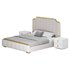 Glam Beige Upholstered Bed - Thumbnail 15