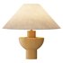 Editions brass lamp with plaster shade - Thumbnail 1