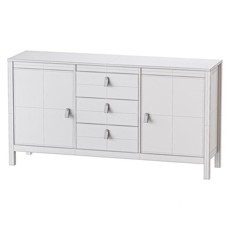 Mcintyre Wide 3 Drawer Sideboard Image 17