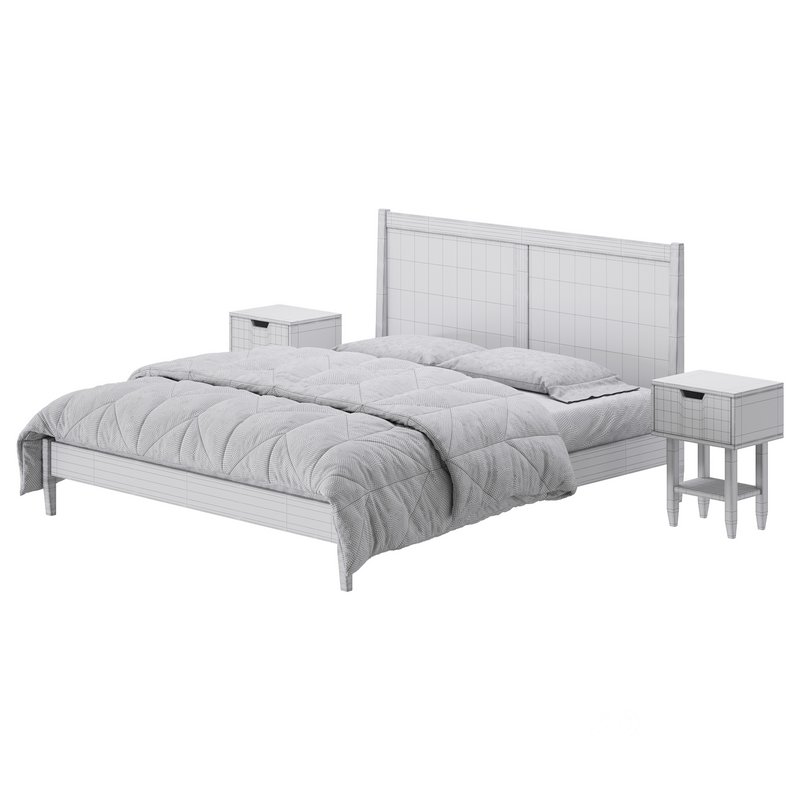 Paxton Wooden Bed Image 17