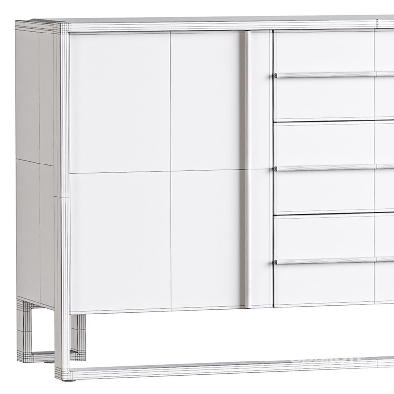 Glossy White Buffet Image 17