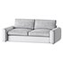 WHITE PERFORMANCE FABRIC APARTMENT SOFA - Thumbnail 16