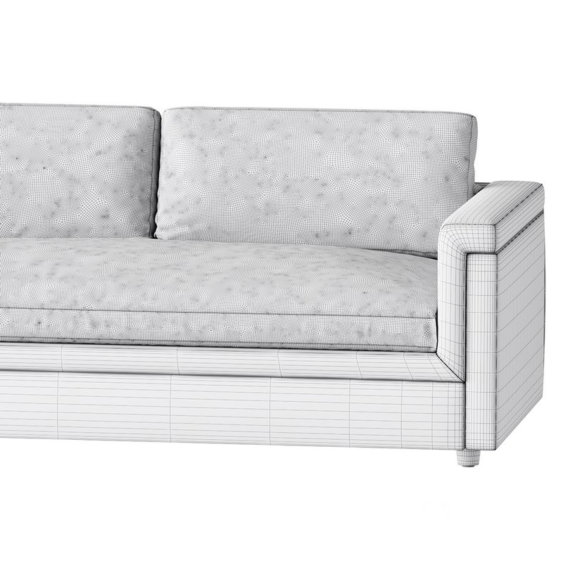 IVORY PERFORMANCE VELVET SOFA Image 17