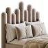 Light Wood Upholstered Panel Modern Bed - Thumbnail 18