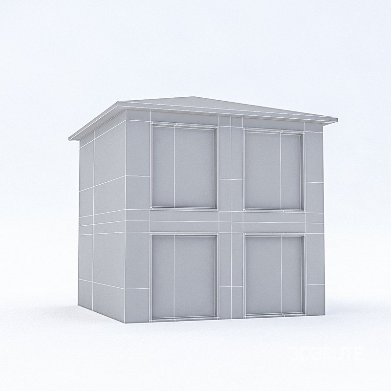 Cartoon Boildings Pack 3D model Image 15