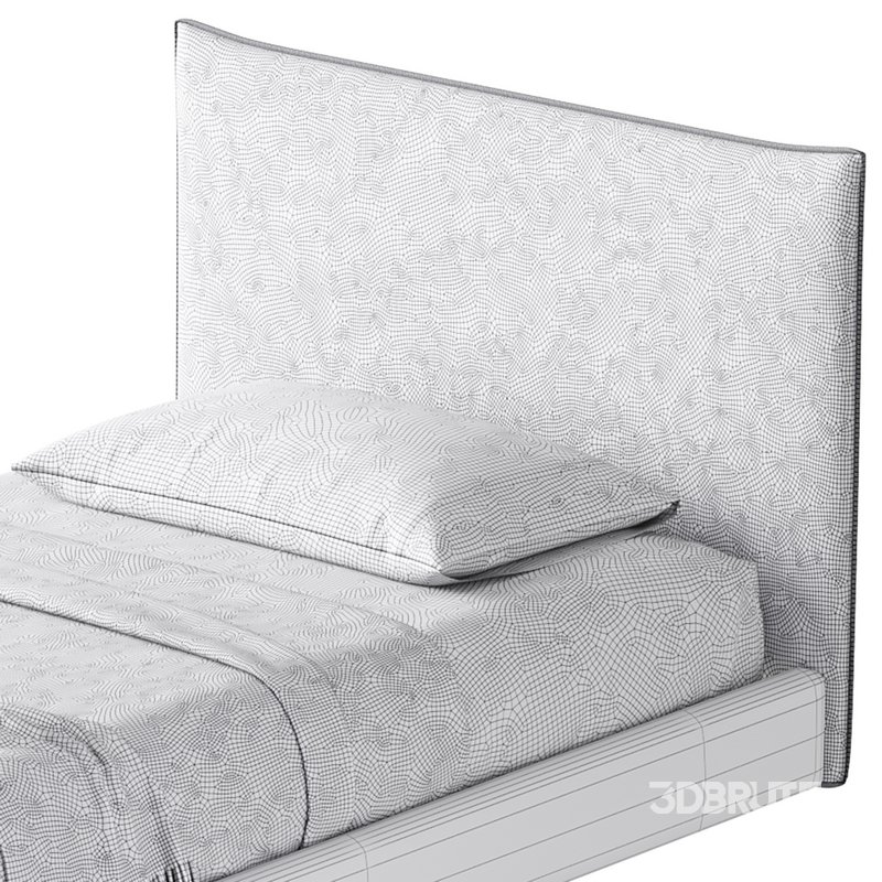 Fasde grey bed Image 18
