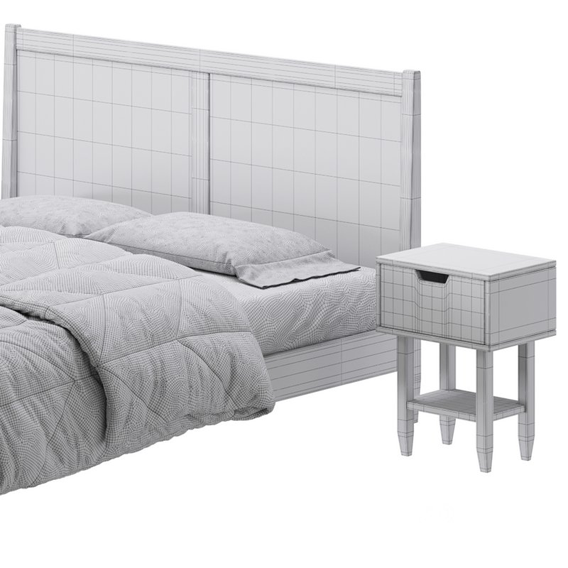 Paxton Wooden Bed Image 18