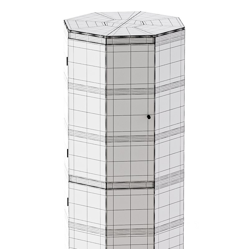 White Swivel Rotating Shoe Rack Image 18