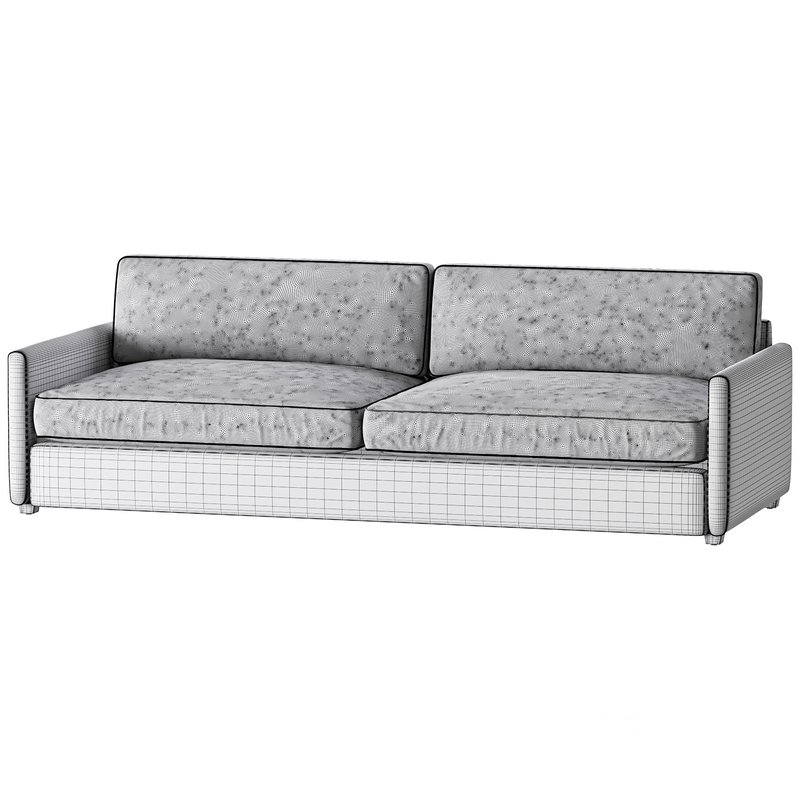 WHITE PERFORMANCE FABRIC SOFA Image 18