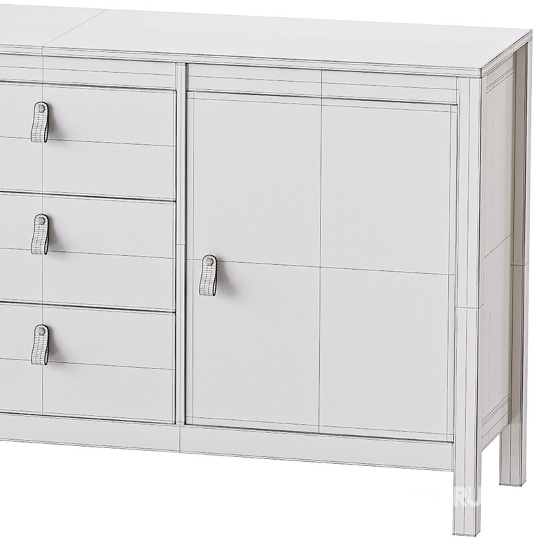 Mcintyre Wide 3 Drawer Sideboard Image 18