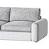 WHITE PERFORMANCE FABRIC APARTMENT SOFA - Thumbnail 18