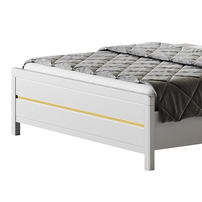 Modern White Bed I Image 17