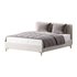 White Faux Leather Upholstered Modern Bed - Thumbnail 1