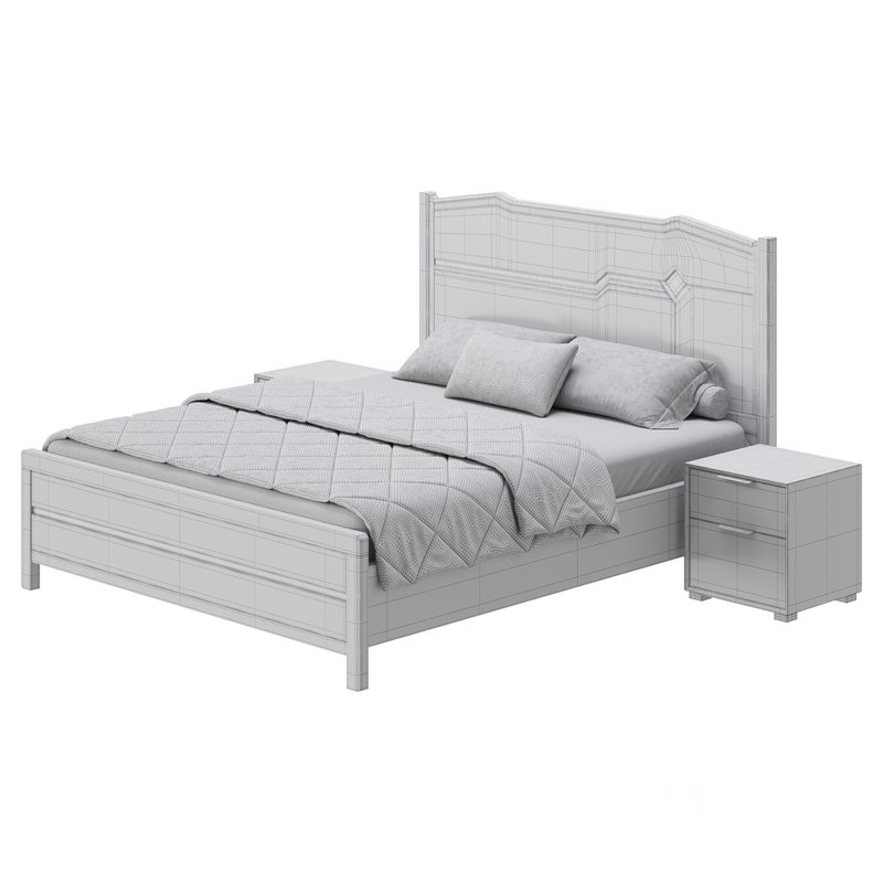 Modern White Bed I Image 19