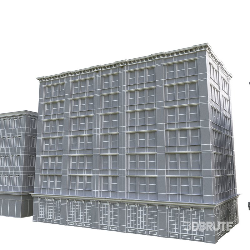 3D Buildings City Set model Image 21