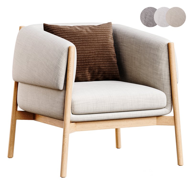 Tekou armchair gray Image 1
