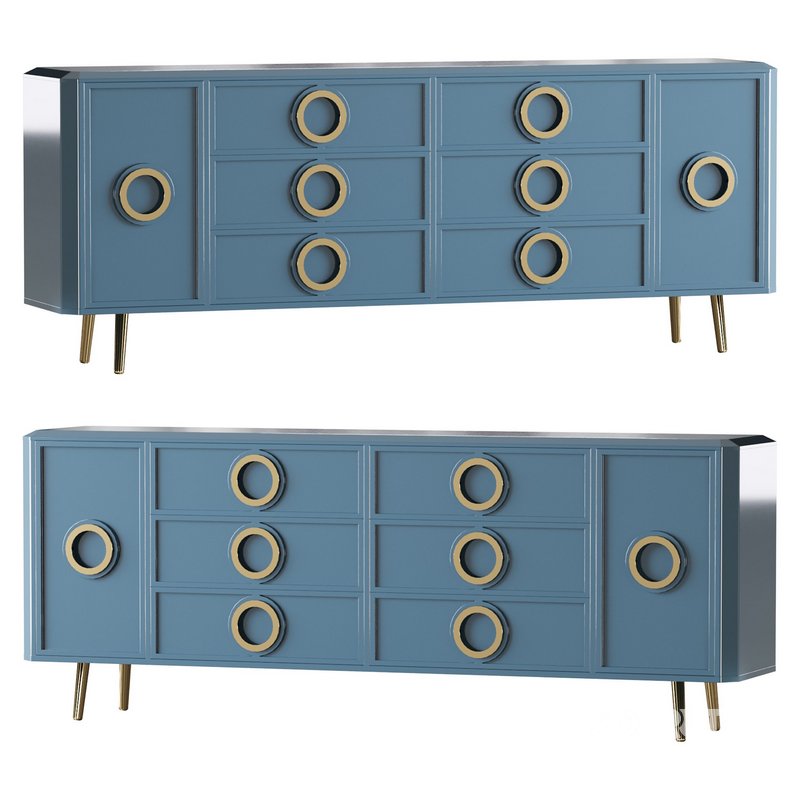 Rindix Blue Sideboard Image 1