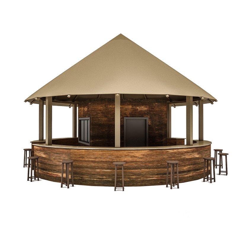 bohemian bar 02 model Image 1