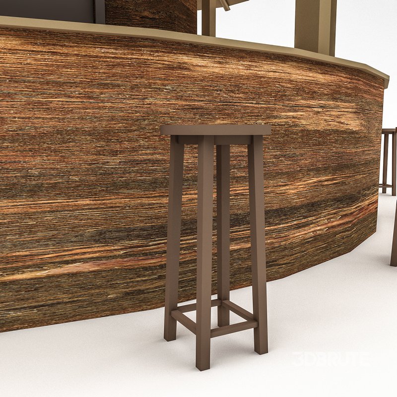 bohemian bar 02 model Image 5