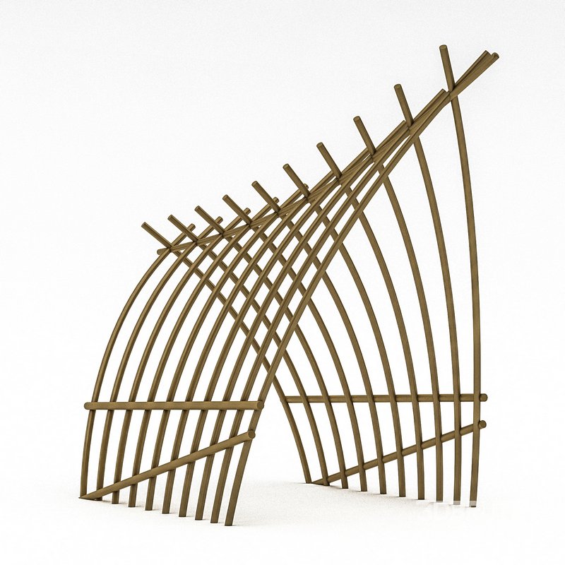 bohemian gate 03 3D model Image 8