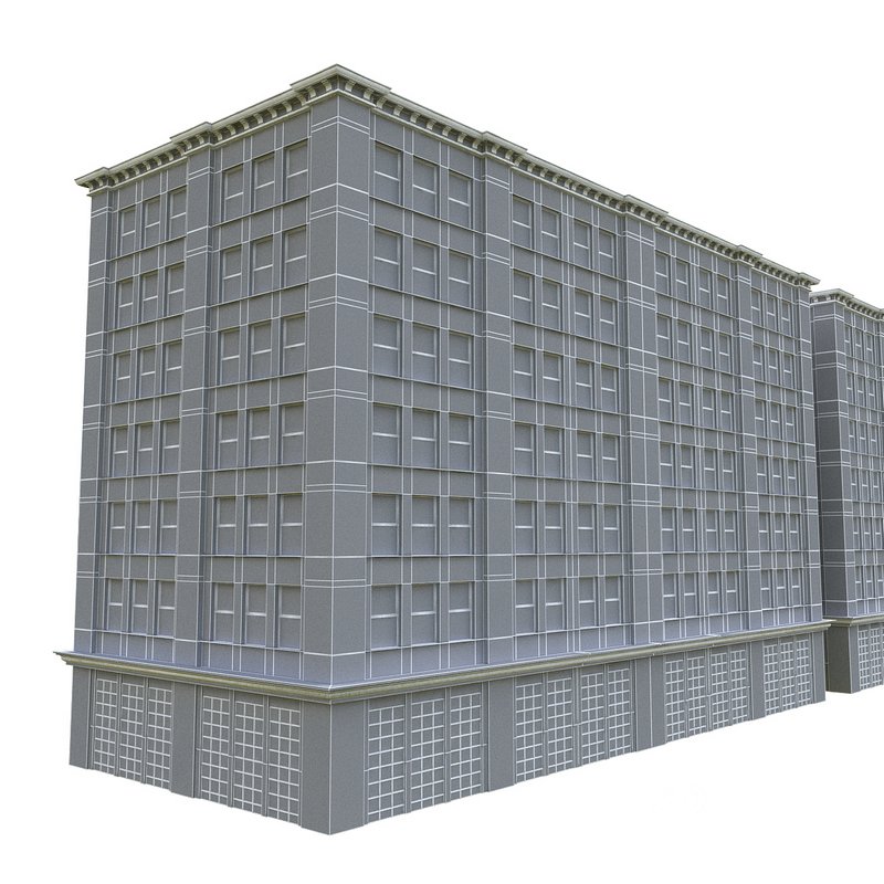 3D Buildings City Set model Image 20