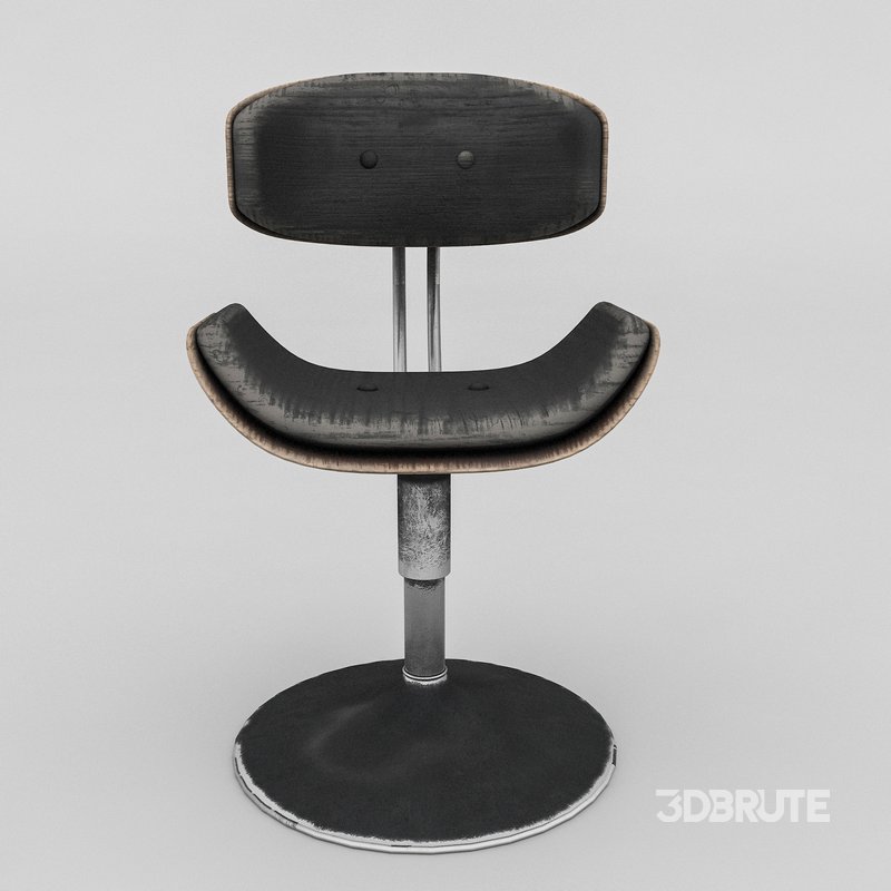 3D Bar Chair Image 2