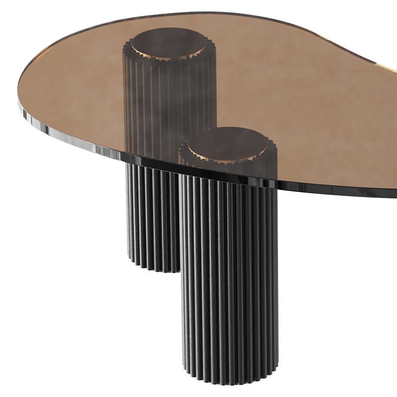 Modern Black Coffee Table Image 2