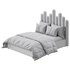 Light Wood Upholstered Panel Modern Bed - Thumbnail 21