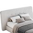 Hendricks Gray Fabric bed - Thumbnail 4