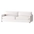 WHITE PERFORMANCE FABRIC SOFA - Thumbnail 3