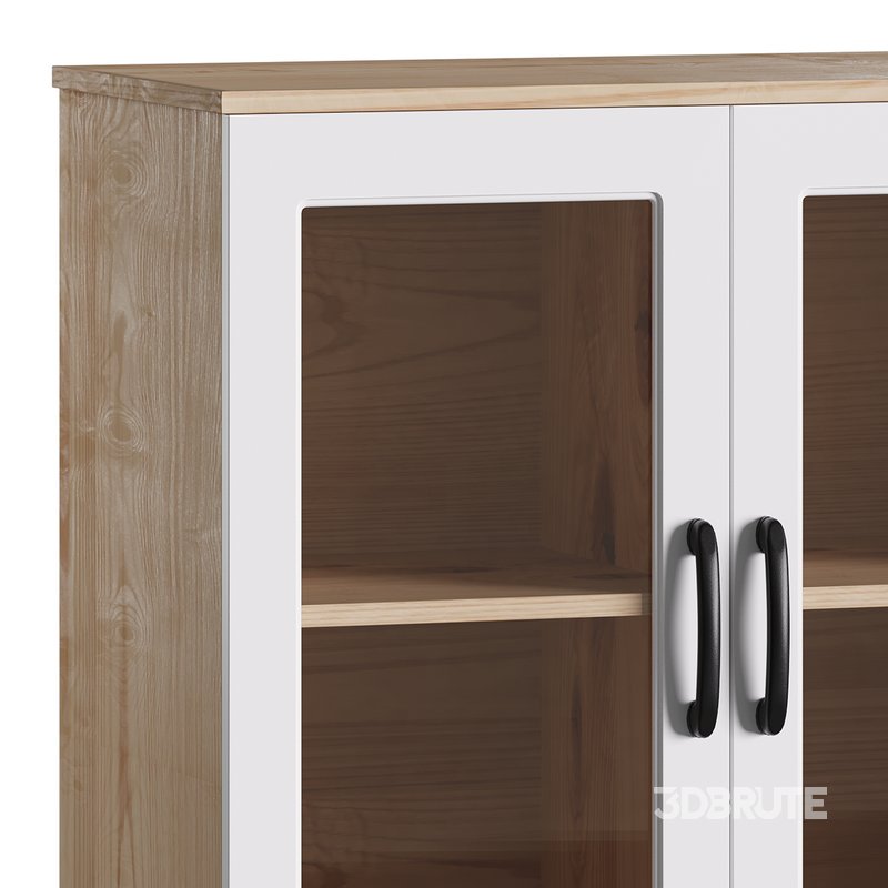 Modern Wood Buffet Cabinet Image 2