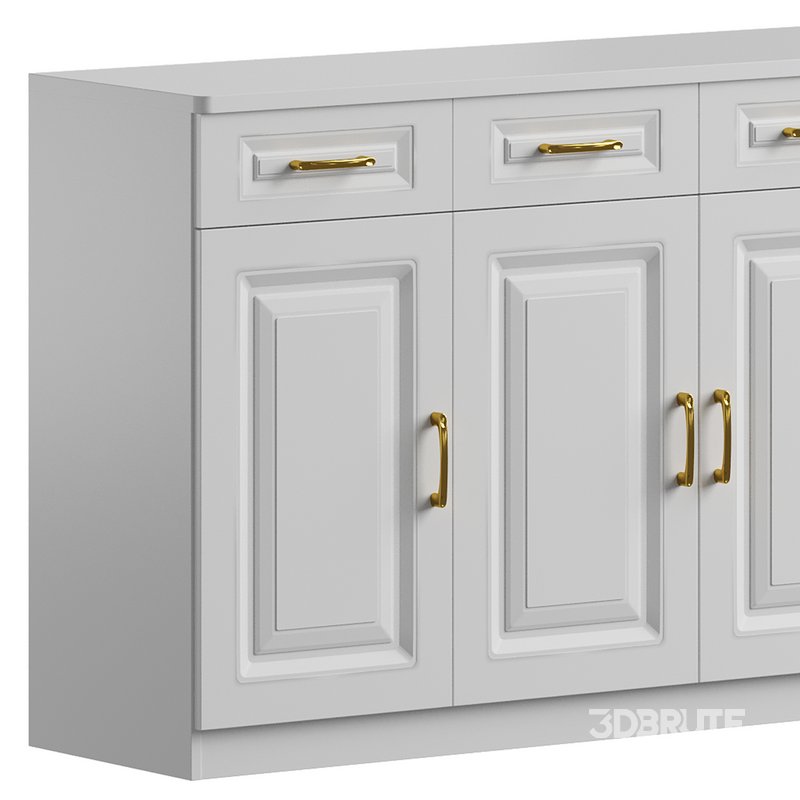 Modern Wood Sideboard Credenza 1 Image 3