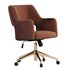 Boucle Upholstered Office Desk Chair - Thumbnail 2
