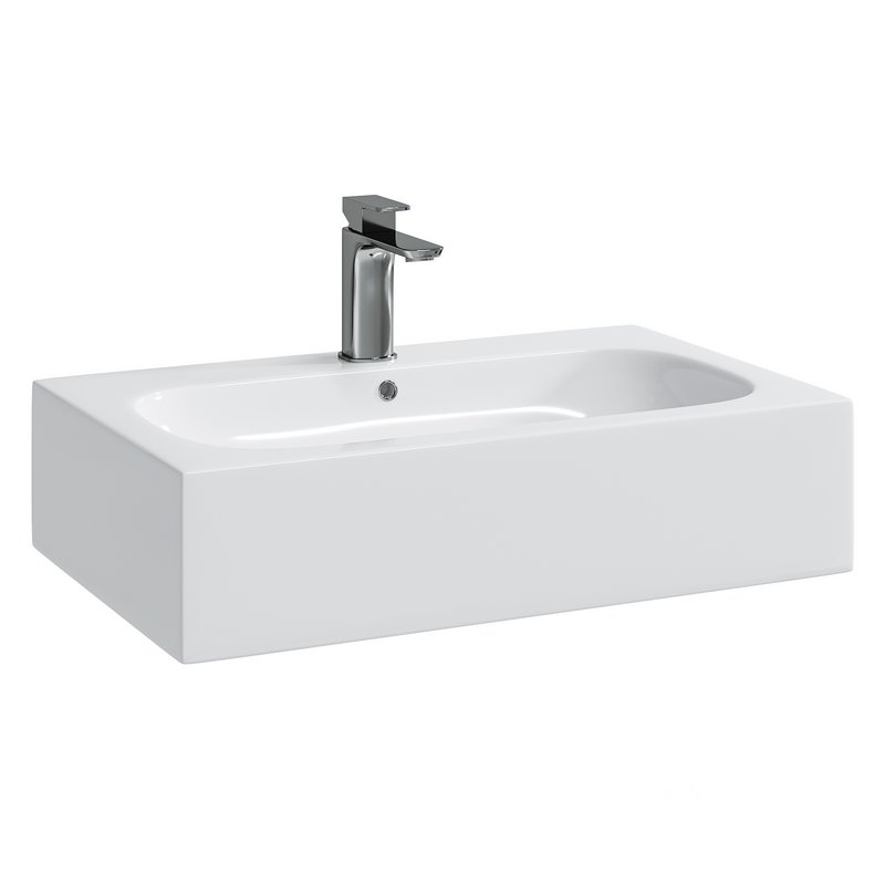 Wall-hung washbasin BS6051 – high-gloss white Bernstain Image 2